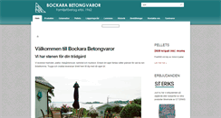 Desktop Screenshot of bockarabetongvaror.se